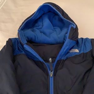 The North Face reversible jacket -fleece inside - very warm excellent condition